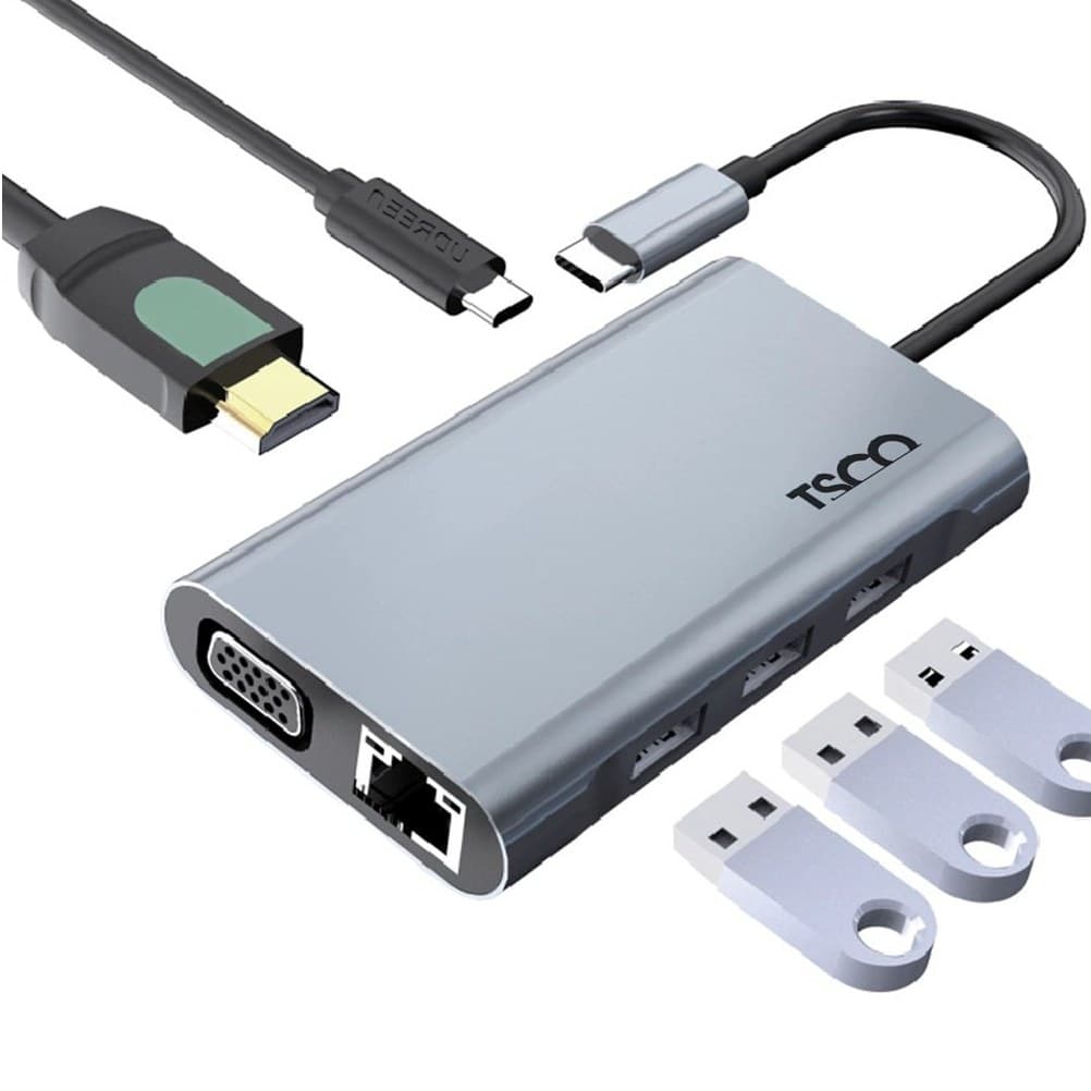 هاب هفت پورت USB-C تسکو مدل THU 1171 — تصویر ۹