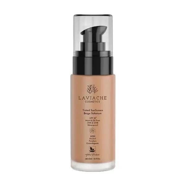 ضد آفتاب رنگی مات فاقد چربی لاویاچه (انواع پوست) (SPF50) (50 میلی لیتر)بژ سولاریوم