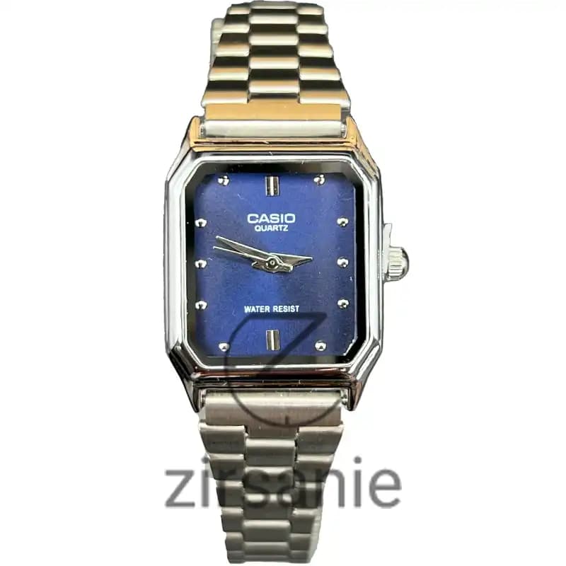 ساعت زنانه کاسیو کلاسیک سیلور آبی casio classic silver blue