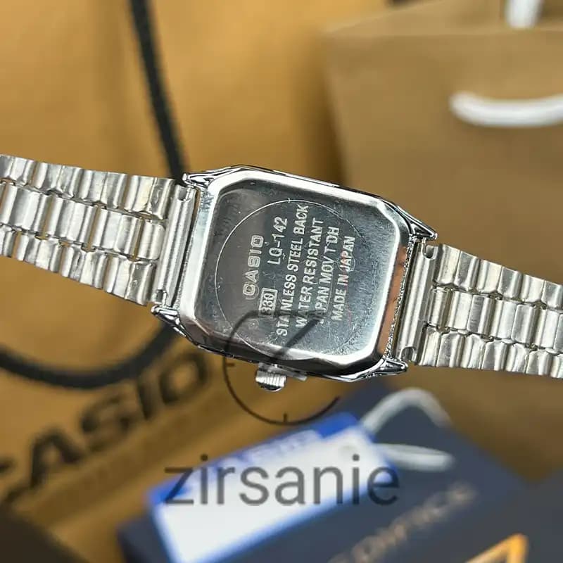 ساعت زنانه کاسیو کلاسیک سیلور مشکی casio classic silver black — تصویر ۲