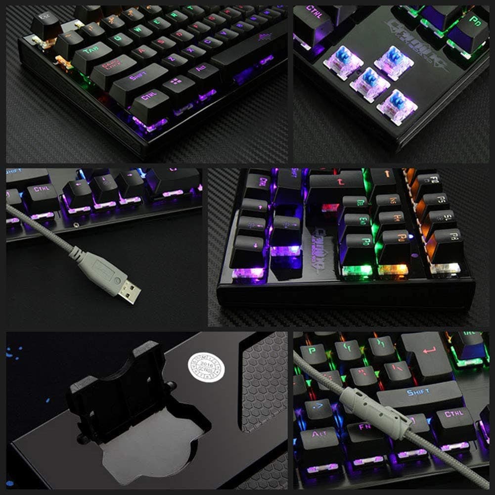 کیبورد تمام مکانیکال گیمینگ K28 RGB — تصویر ۵