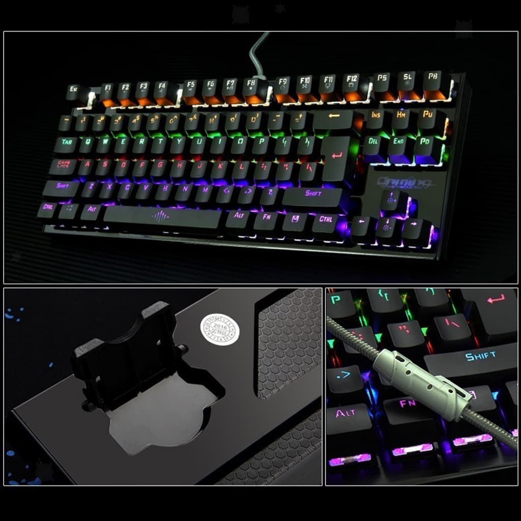 کیبورد تمام مکانیکال گیمینگ K28 RGB — تصویر ۷