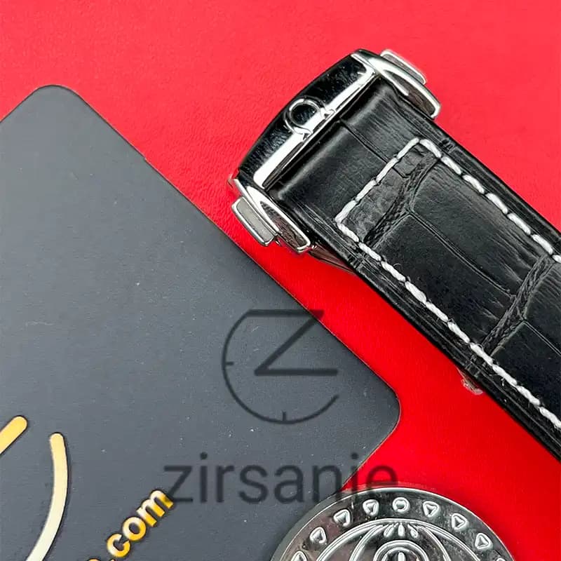 ساعت مچی مردانه امگا اسپید مستر کرنوگراف سیلور صفحه سفید Omega Speedmaster Chronograph Silver White Screen — تصویر ۸