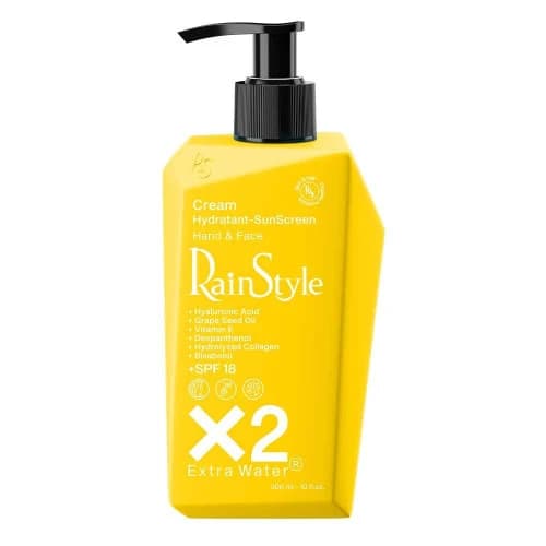 کرم ضد آفتاب بی رنگ و آبرسان رین استایل با SPF 18 مناسب انواع پوست حجم 300 میل
