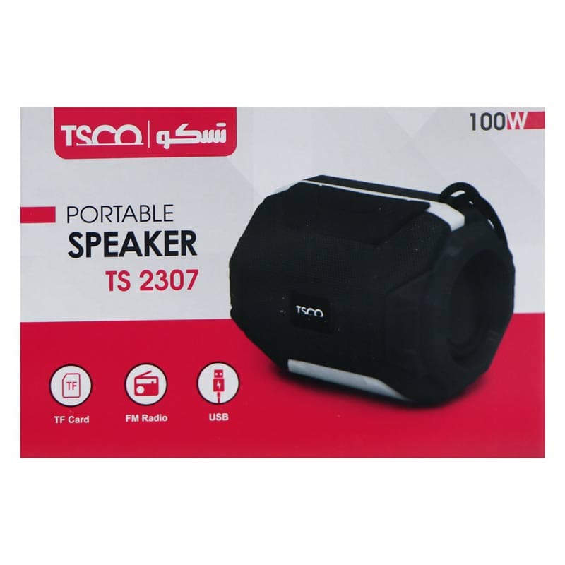 اسپیکر بلوتوثی قابل حمل تسکو مدل TS 2307 — تصویر ۸