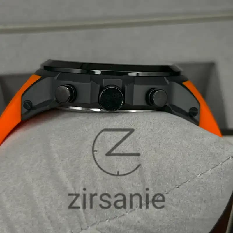 ساعت مچی مردانه سیتیزن کرنوگراف مشکی نارنجی Citizen Chronograph Black Orange — تصویر ۵