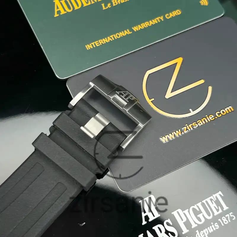 ساعت مچی مردانه اودمار پیگه افشور اکولایزر اتوماتیک سیلور مشکی Audemars Piguet Royal Oak Offshore Music Edition Silver Black — تصویر ۸