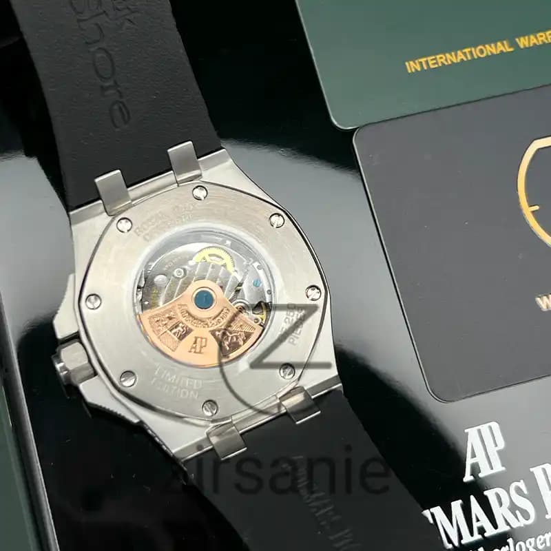 ساعت مچی مردانه اودمار پیگه افشور اکولایزر اتوماتیک سیلور مشکی Audemars Piguet Royal Oak Offshore Music Edition Silver Black — تصویر ۵