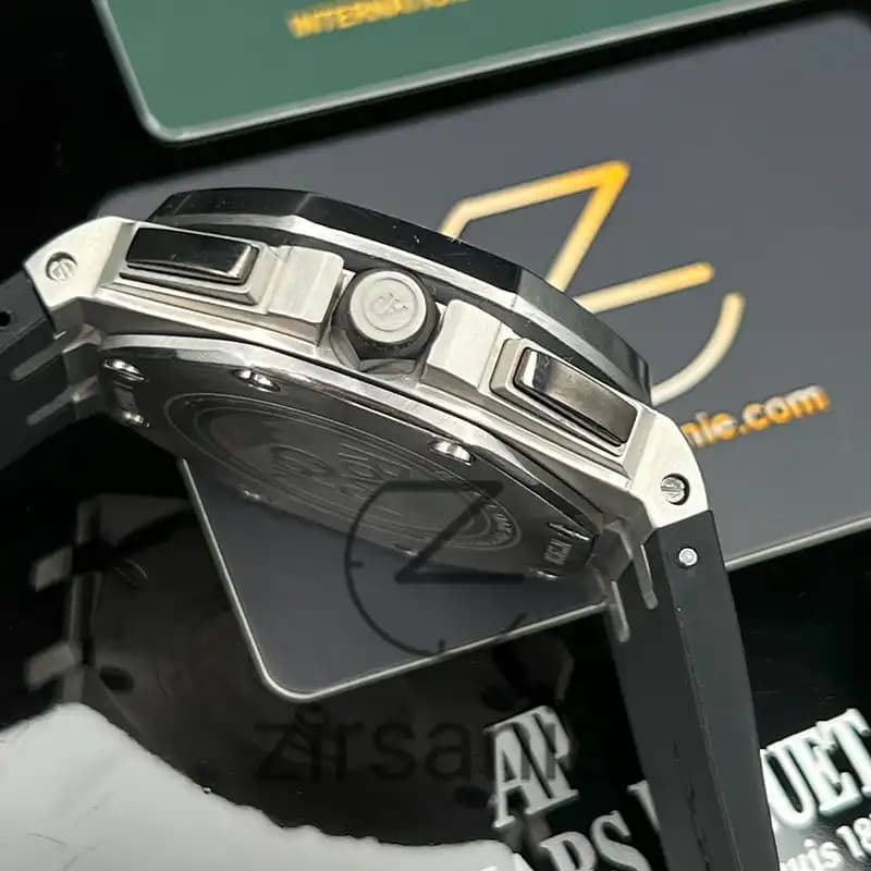 ساعت مچی مردانه اودمار پیگه افشور سیلور مشکی Audemars Piguet Royal Oak Offshore Silver Black — تصویر ۶
