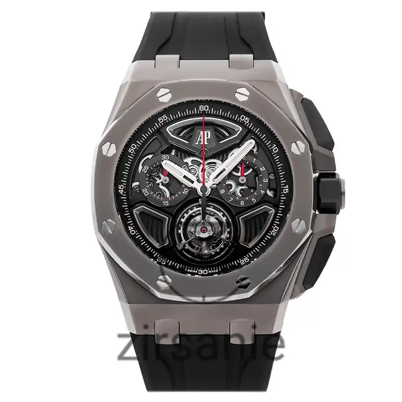 ساعت مچی مردانه اودمار پیگه افشور سیلور مشکی Audemars Piguet Royal Oak Offshore Silver Black