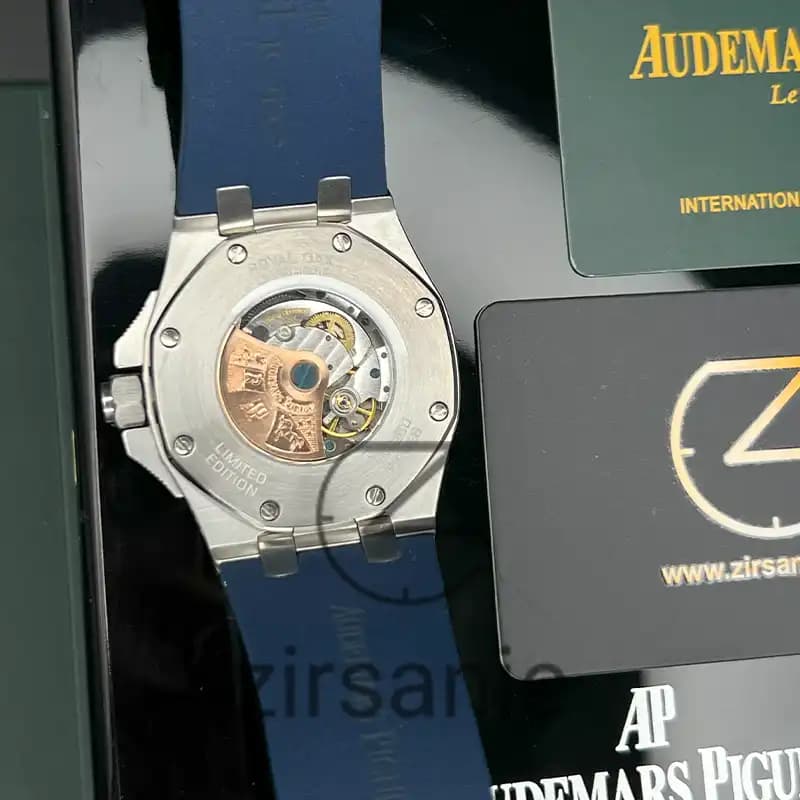ساعت مچی مردانه اودمار پیگه افشور اکولایزر اتوماتیک سیلور آبی Audemars Piguet Royal Oak Offshore Music Edition Silver Blue — تصویر ۶