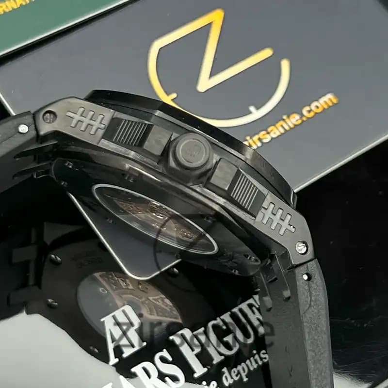 ساعت مچی مردانه اودمار پیگه افشور اکولایزر اتوماتیک مشکی Audemars Piguet Royal Oak Offshore Music Edition Black — تصویر ۷