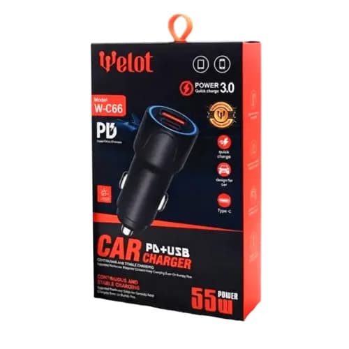 شارژر فندکی ویلوت مدل W-C66 — تصویر ۲