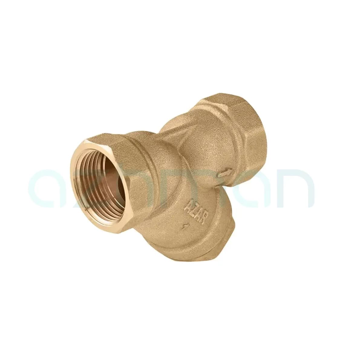 شیر صافی فیلتردار برنجی Y کد 143 آذر سایز 1/2 اینچ