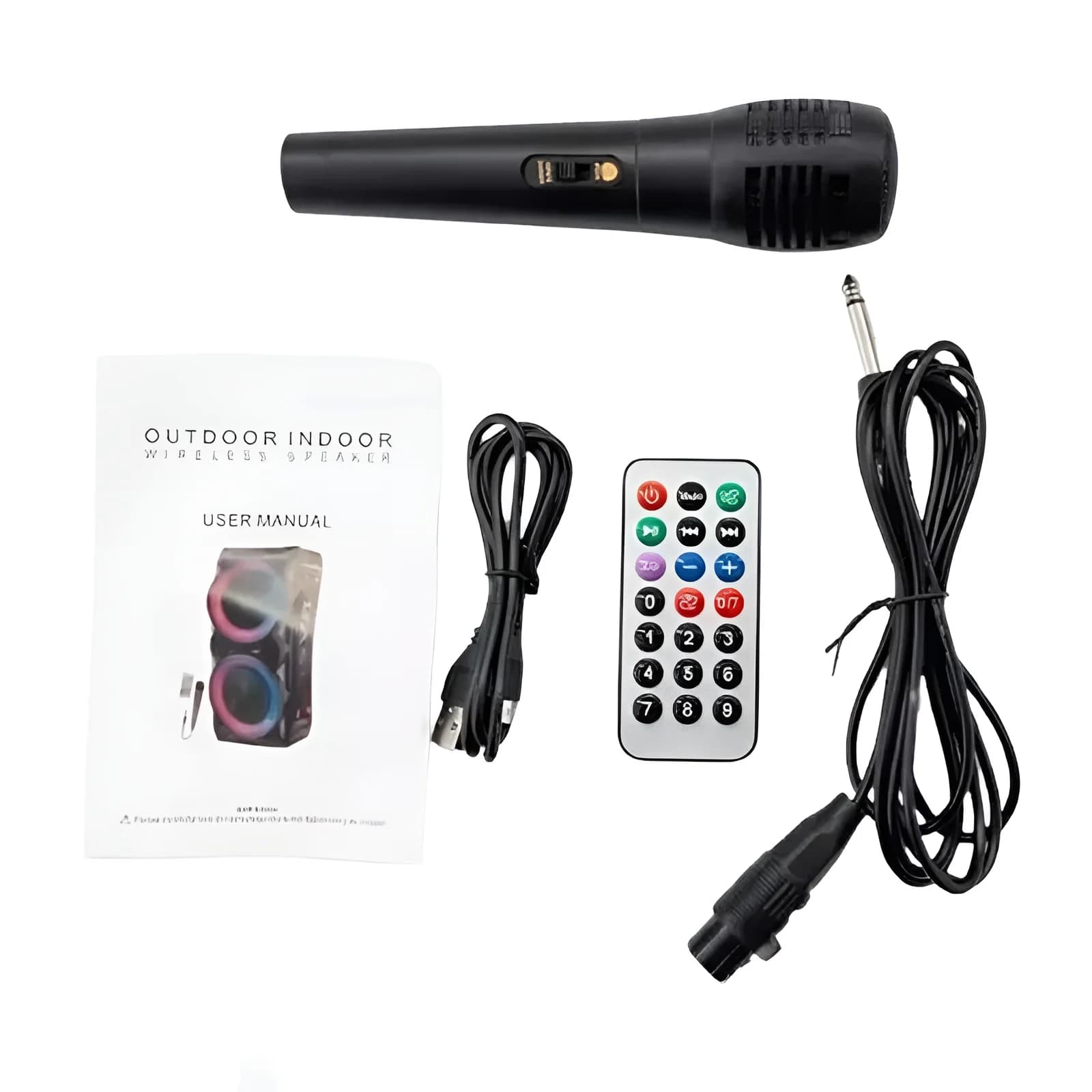 اسپیکر بلوتوثی بیکارو KB6 | دو بلندگوی 8 اینچی، 20 وات و کارائوکه — تصویر ۱۰