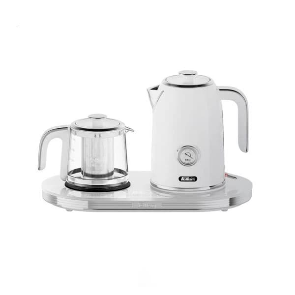 چای ساز کنار هم فلر مدل TS 490(استیل-کرم) — تصویر ۲