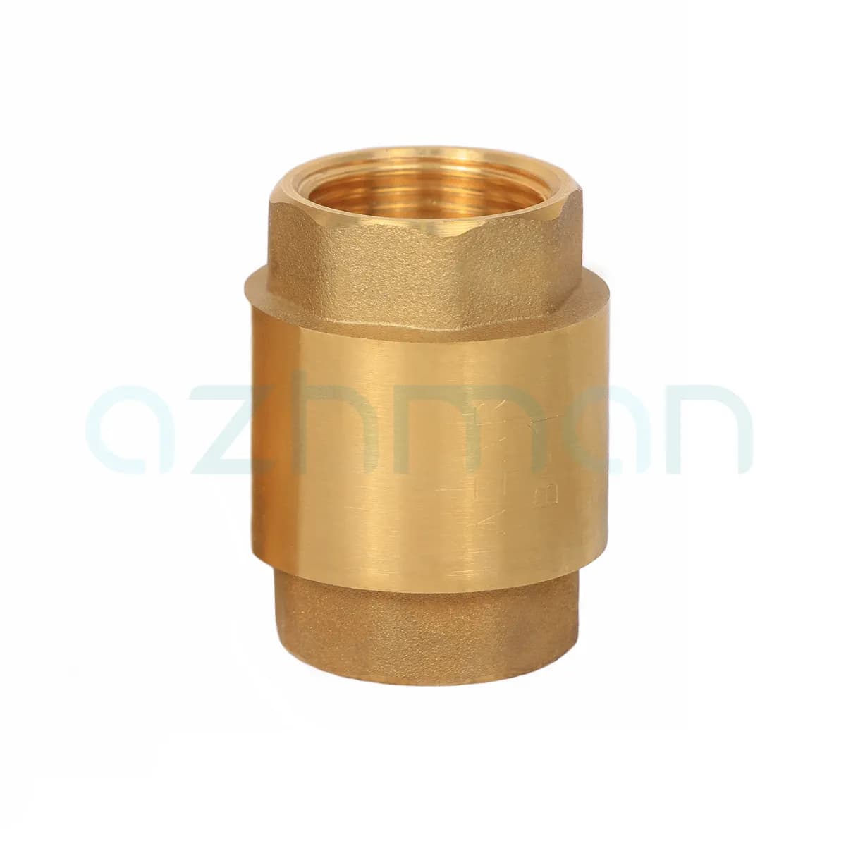 شیر یکطرفه فنری سوپاپ برنجی کد 105 آذر سایز 1 اینچ