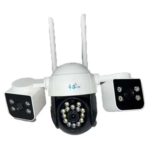 دوربین سیمکارت خور چرخشی سه لنزه S302 4G Smart Camera — تصویر ۶