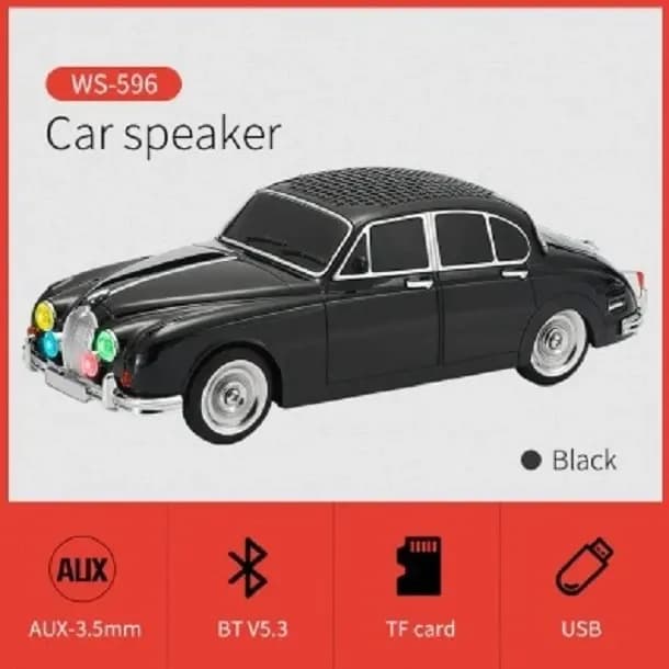 اسپیکر بلوتوثی قابل حمل وستر مدل WS-596 طرح ماشین کلاسیک — تصویر ۲