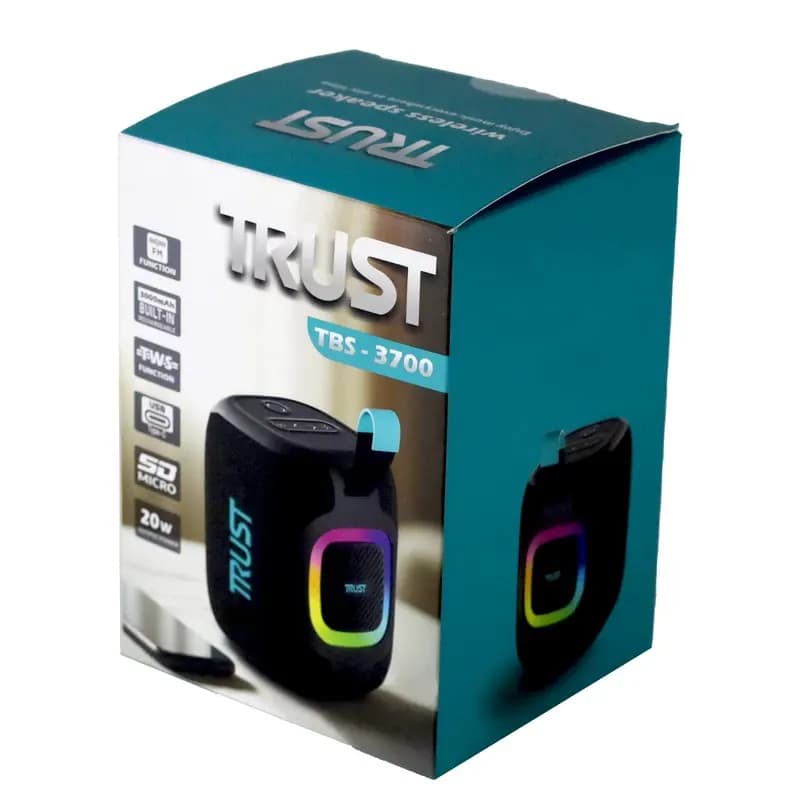 اسپیکر بلوتوثی قابل حمل تراست مدل TBS-3700 — تصویر ۱۰