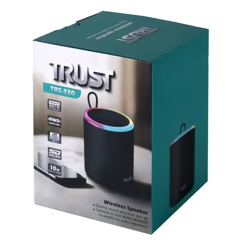 اسپیکر بلوتوثی قابل حمل تراست مدل TBS-330 — تصویر ۱۰