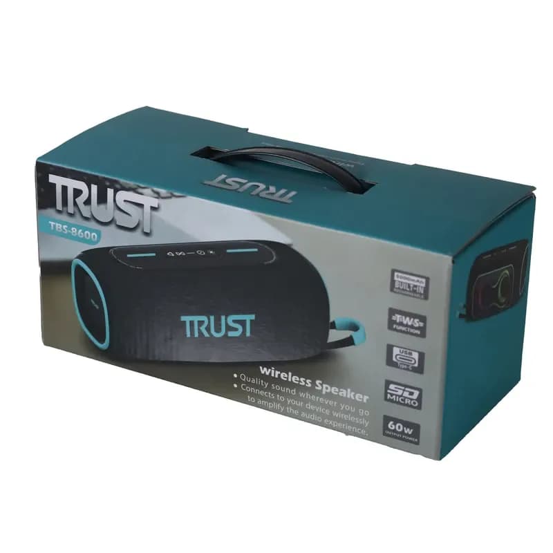 اسپیکر بلوتوثی قابل حمل تراست مدل TBS-8600 — تصویر ۱۲