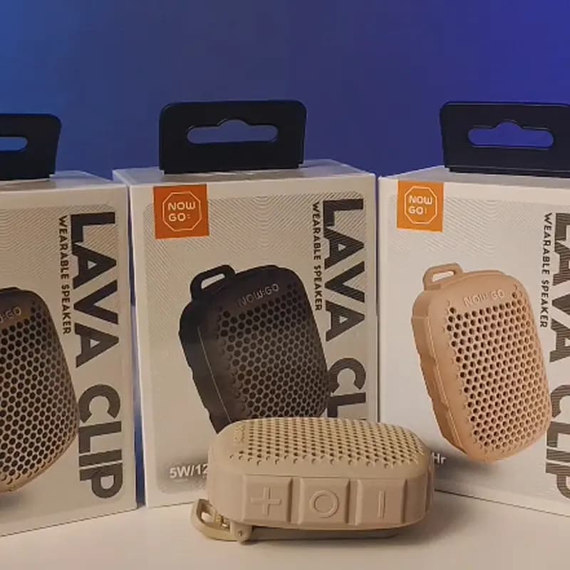 اسپیکر بلوتوثی قابل حمل ناو گو مدل Lava Clip — تصویر ۸