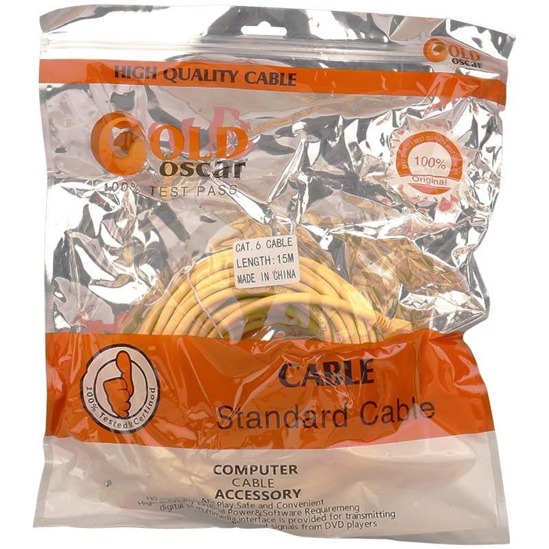 کابل شبکه GOLD OSCAR CAT6 15M — تصویر ۶