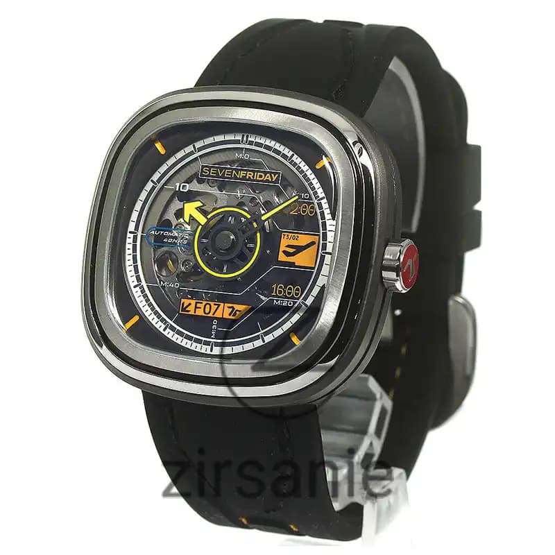 ساعت مچی مردانه سون فرایدی اتوماتیک مشکی SevenFriday Automatic Black — تصویر ۹