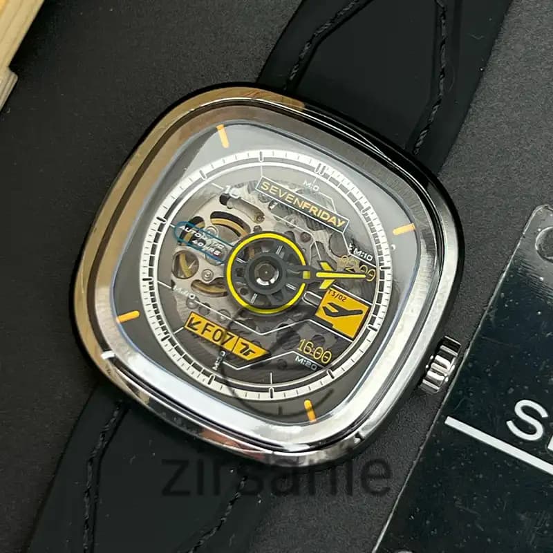ساعت مچی مردانه سون فرایدی اتوماتیک مشکی SevenFriday Automatic Black — تصویر ۵