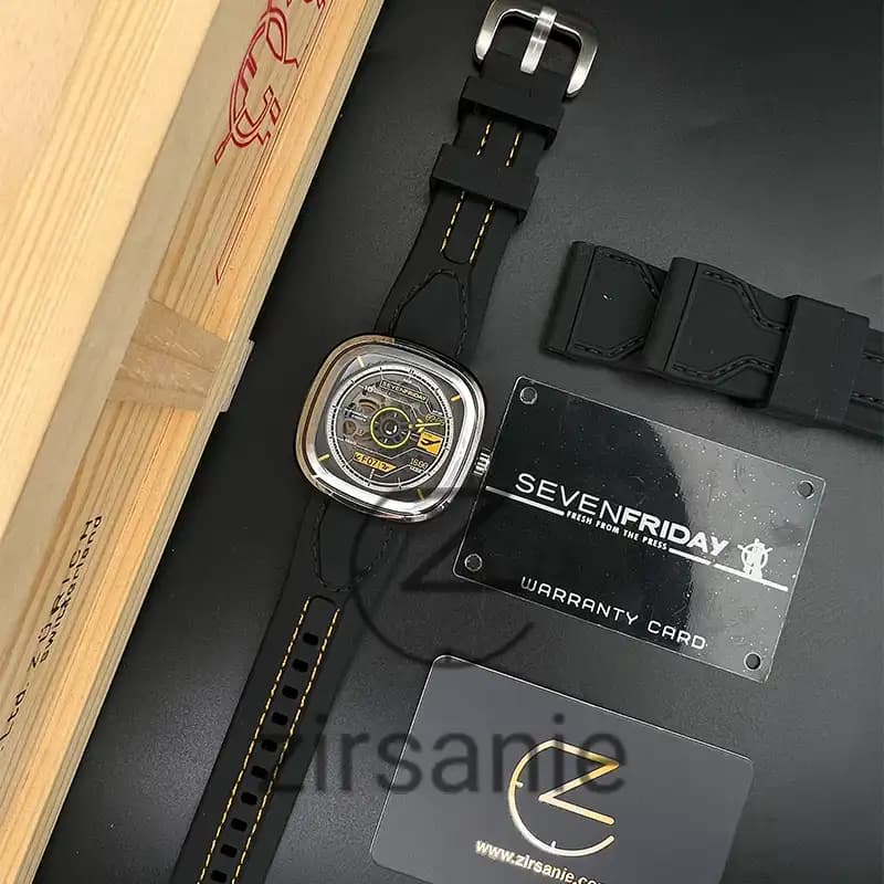 ساعت مچی مردانه سون فرایدی اتوماتیک مشکی SevenFriday Automatic Black — تصویر ۳