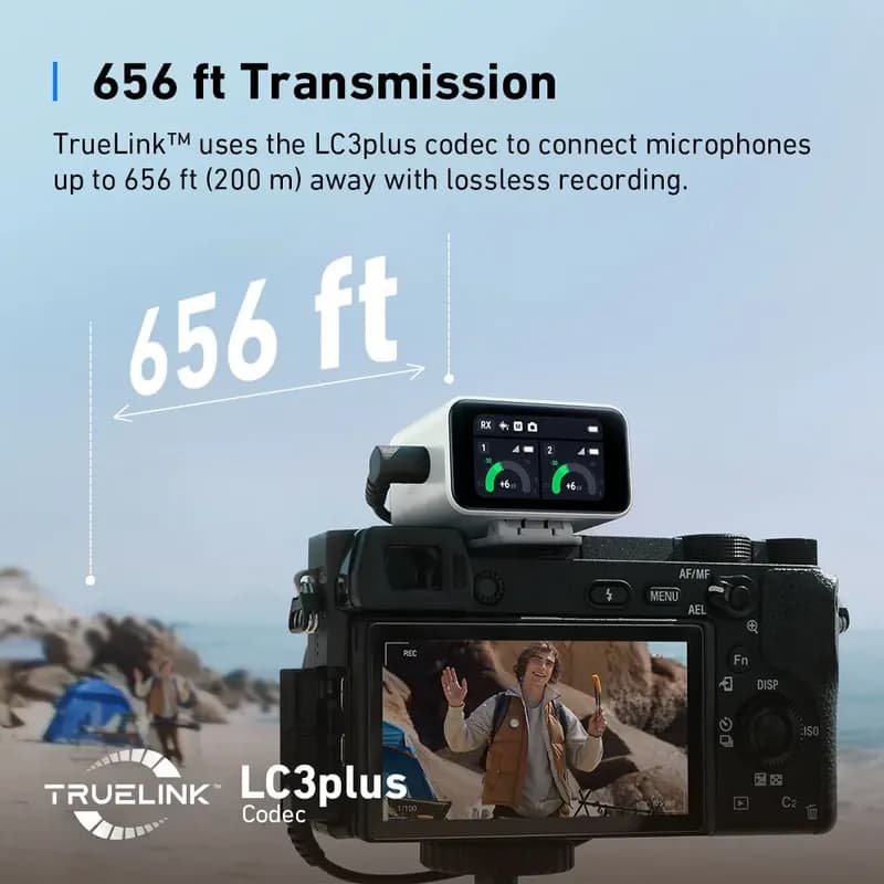 میکروفن یقه ای انکروورک مدل M650 Wireless Lavalier با درگاه اتصال Type-C و Lightning — تصویر ۸