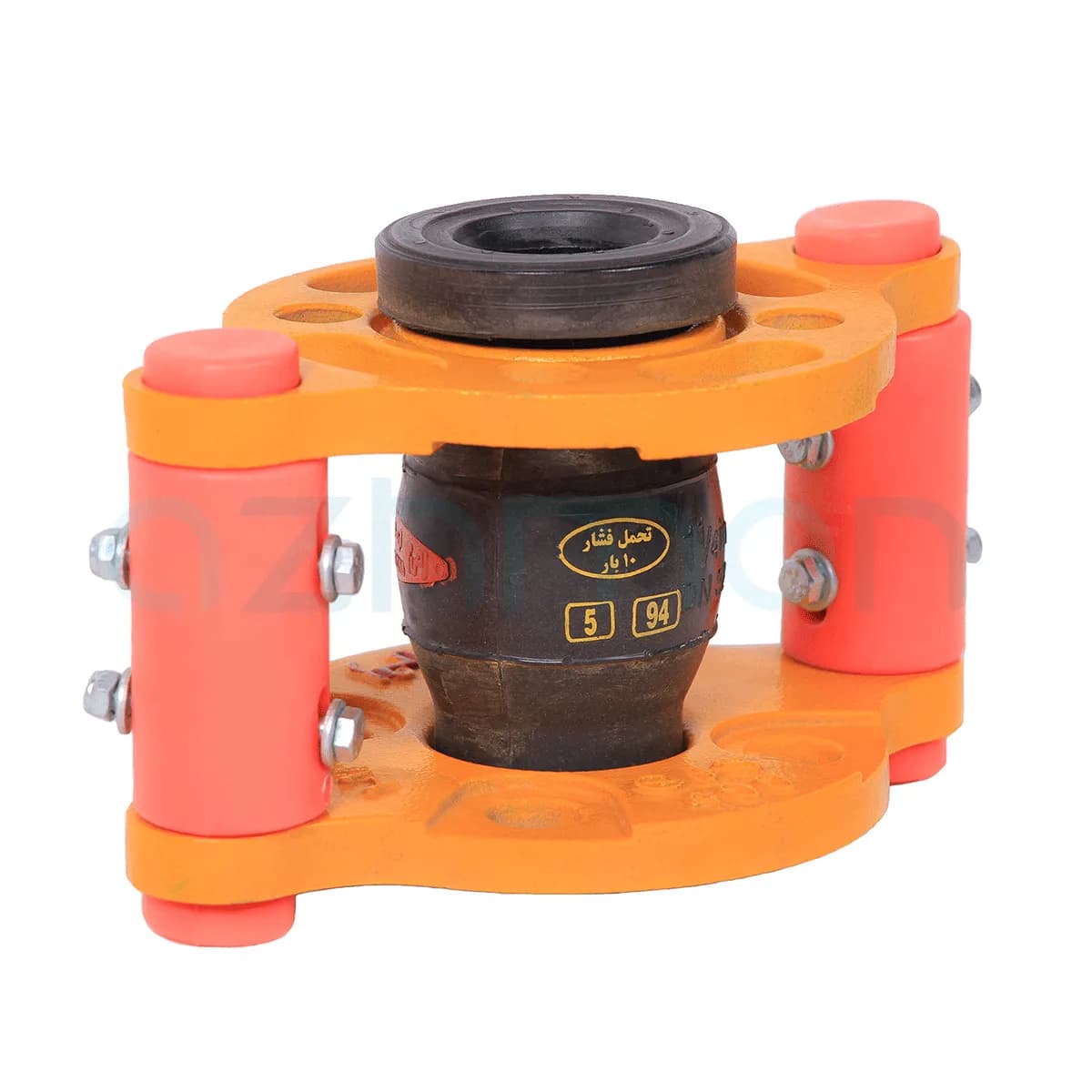 لرزه گیر لاستیکی 3 اینچ قرمز مهاردار فلنج کلاس 150 ارتعاشات صنعتی ایران — تصویر ۴