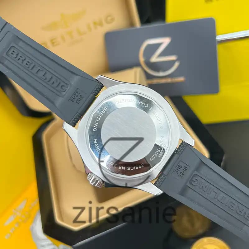 ساعت مردانه برایتلینگ سوپر اوشن اتومات سیلور مشکی Breitling Superocean Automatic Silver Black — تصویر ۷