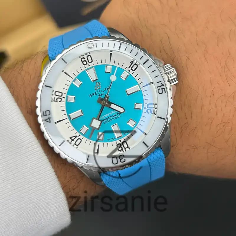 ساعت مردانه برایتلینگ سوپر اوشن اتومات تیفانی Breitling Superocean Automatic Tiffany — تصویر ۷