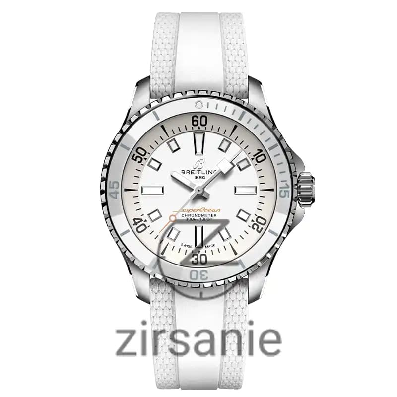 ساعت مردانه برایتلینگ سوپر اوشن اتومات تمام سفید Breitling Superocean Automatic Full White — تصویر ۹