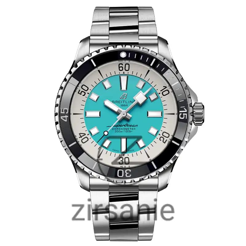 ساعت مردانه برایتلینگ سوپر اوشن اتومات سیلور صفحه تیفانی Breitling Superocean Automatic Silver Tiffany Screen