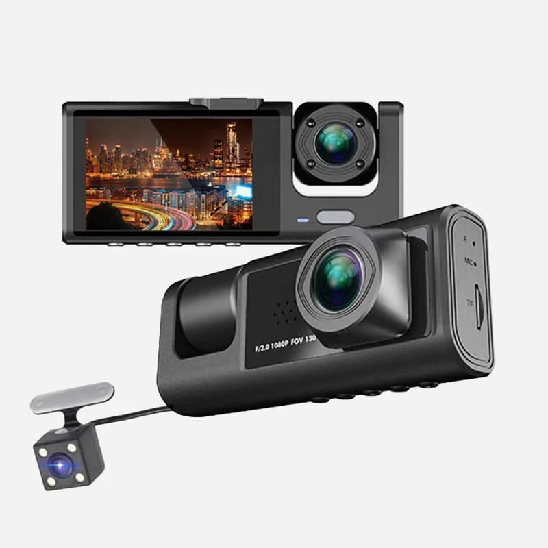 دوربین ثبت وقایع خودرو WIFI مدل 3 لنز S1 همراه RAM 32G — تصویر ۳