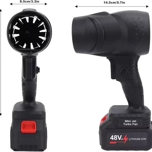 جت فن تک باتری شارژی توربو فن 48 وات مدل High Power Violent Turbo Fan — تصویر ۱۱