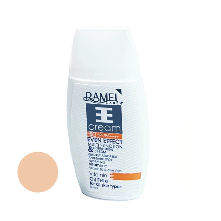EE کرم ضدآفتاب رامل رنگیSPF50 رنگ طبیعی 02 حجم 50 میلی لیتر — تصویر ۳