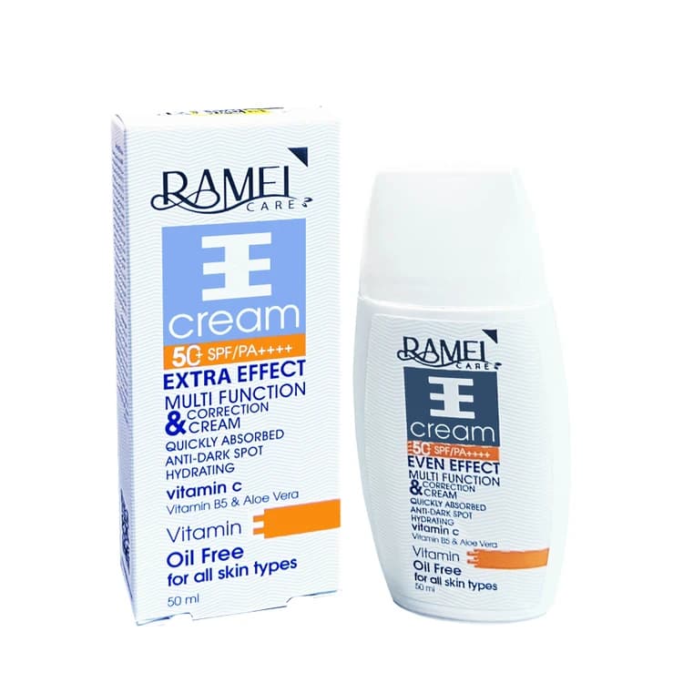 EE کرم ضدآفتاب رامل رنگیSPF50 رنگ طبیعی 02 حجم 50 میلی لیتر — تصویر ۲