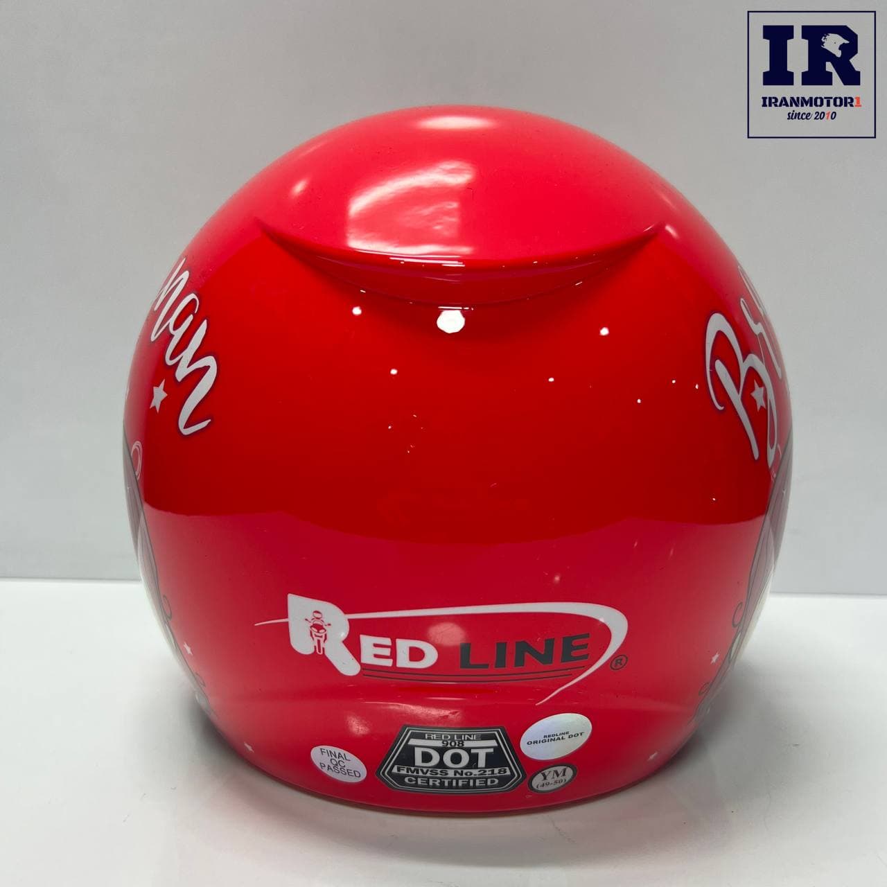 کلاه کاسکت بچگانه بدون فک ردلاین redline کد 908 قرمز طرح اسب تک شاخ — تصویر ۱۰