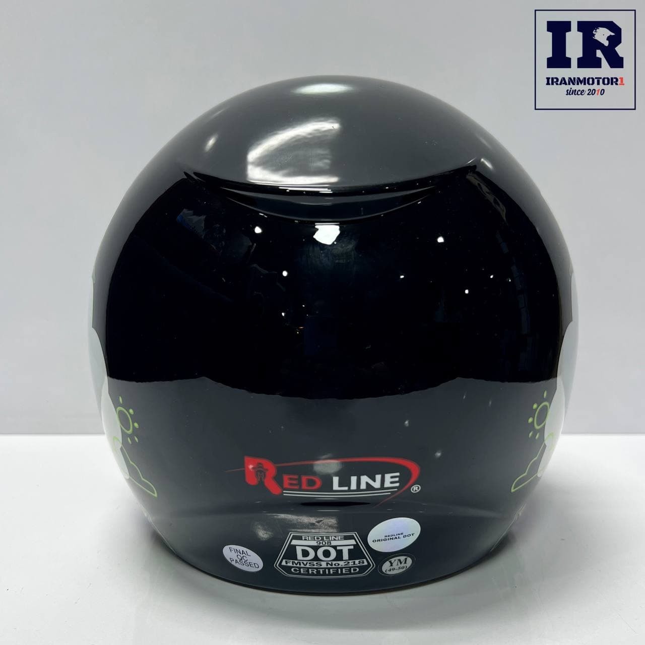 کلاه کاسکت بچگانه بدون فک ردلاین redline کد 908 مشکی طرح ببعی — تصویر ۱۰