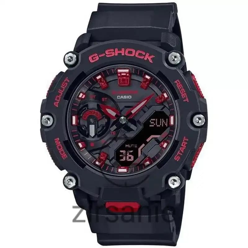 ساعت مچی مردانه کاسیو جی شاک مشکی قرمز Casio G-Shock Ga-2200 Black Red