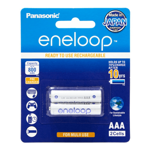 باتری نیم قلمی شارژی پاناسونیک 800mAh مدل eneloop