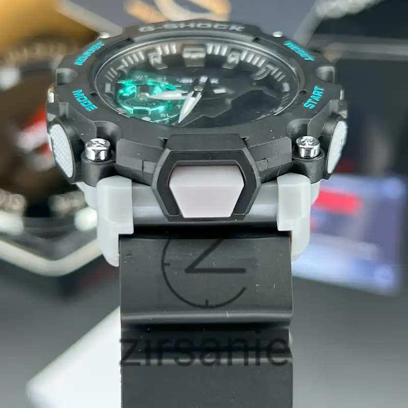 ساعت مچی مردانه کاسیو جی شاک مشکی سبز Casio G-Shock Ga-2200 Black Green — تصویر ۵