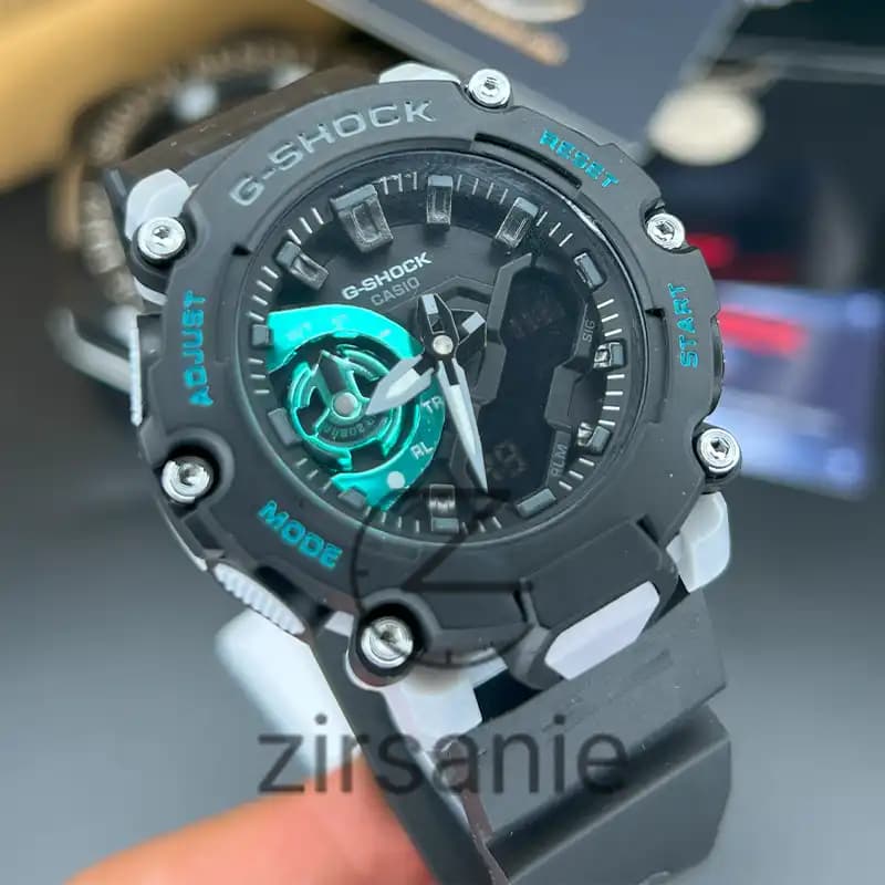 ساعت مچی مردانه کاسیو جی شاک مشکی سبز Casio G-Shock Ga-2200 Black Green — تصویر ۳