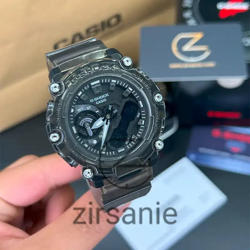 ساعت مچی مردانه کاسیو جی شاک مشکی دودی Casio G-Shock Ga-2200 Smoky Black — تصویر ۱۰