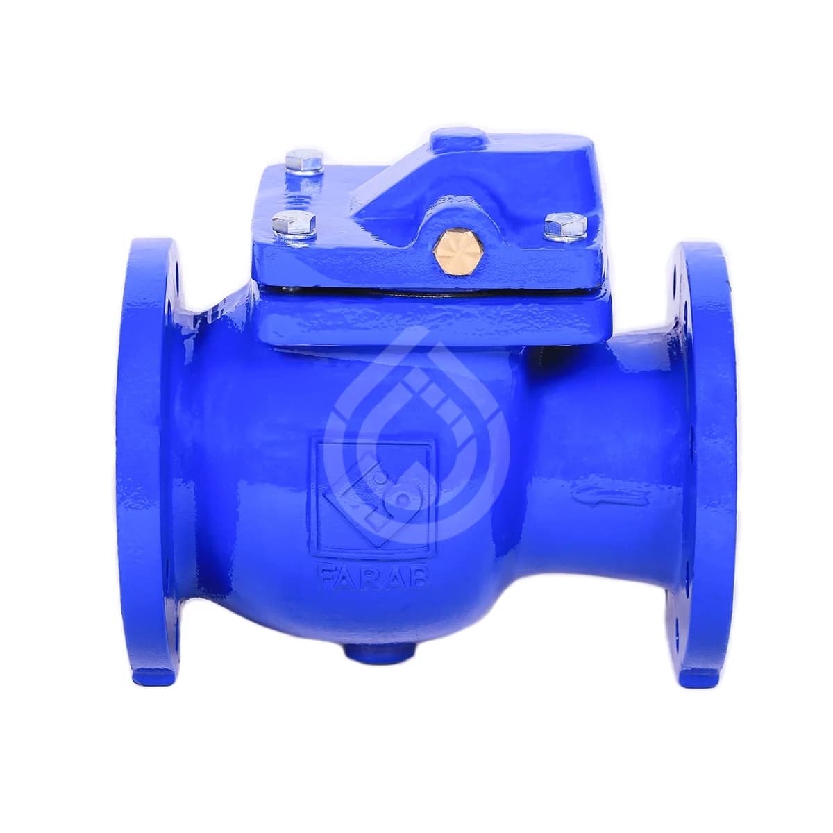 شیر یکطرفه زبانه فلزی 6 اینچ PN16 چدنی فاراب — تصویر ۴