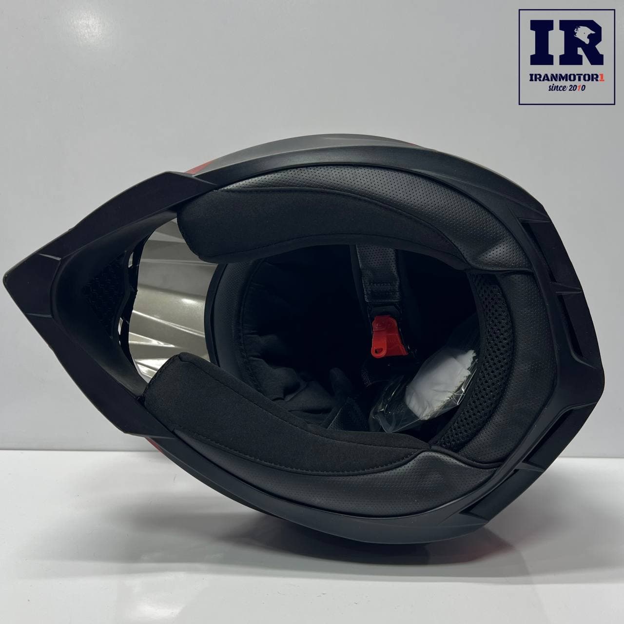 کلاه کاسکت کراسی ردلاین redline کد 750 مشکی قرمز — تصویر ۵